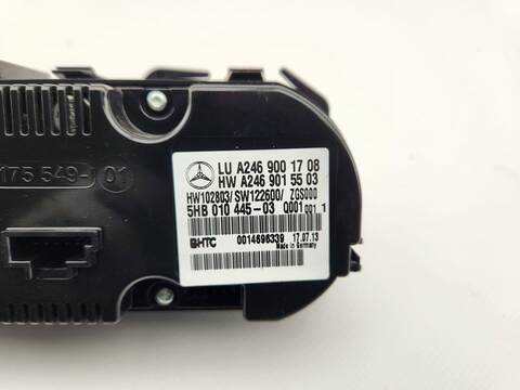 Foto 2ª: Mando Climatizador Mercedes Clase B 150 B 180 CDI BE 246.200) 109CV 80KW [651901] (2013)