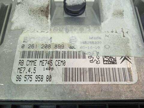 Foto 3ª: Centralita Motor ECU Citroen C4 1.6 16V CAT NFU - TU5JP4) COUPE 109CV 80KW (2005)