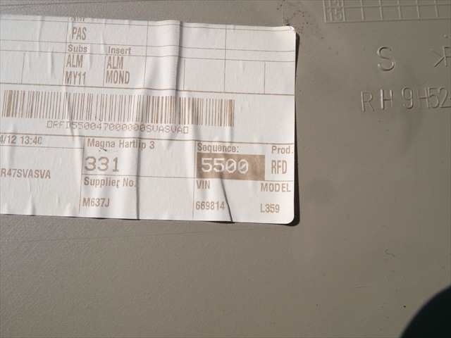 Foto 3ª: Tapizados Cartoneras Land Rover Freelander 2.2 D [224DT] (2012)