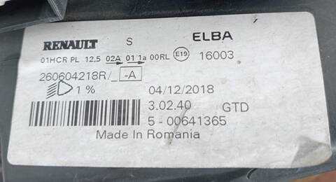 Foto 2ª: Faro Izquierdo Dacia Logan H4B400 FAMILIAR (2018)