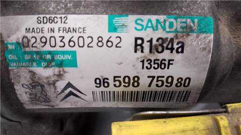 Foto 2ª: Compresor Aire Acondicionado Peugeot 308 2.0 PREMIUM [2 0 LTR. - 100 KW 16V HDI FAP] 136CV