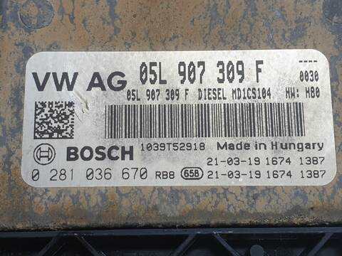Foto 3ª: Centralita Motor ECU Volkswagen Caravelle D T6.1 SH)