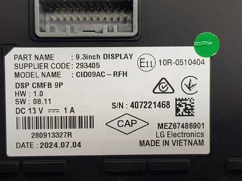 Foto 2ª: Pantalla Multifuncion Renault Arkana TECHNO 130CV 97KW