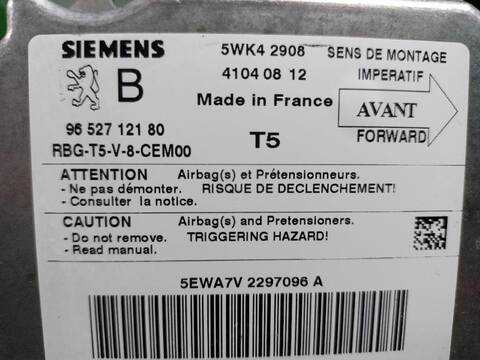 Foto 2ª: Kit Airbag Peugeot 307 1.6 16V CAT 109CV [9HY] (2002)