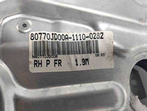 Foto 3ª: Elevalunas Eléctrico Delantero Derecho Nissan Qashqai 2.0 DCI TD CAT 150CV [M9R] (2008)