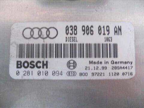 Foto 2ª: Centralita Motor ECU Audi A4 1.9 TDI BERLINA 116CV 85KW [AJM] (2000)