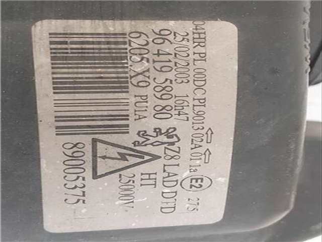 Foto 3ª: Faro Derecho Peugeot 607 2.2 HDI 133CV 98KW [4HX (DW12TED4/FAP)] (2003)