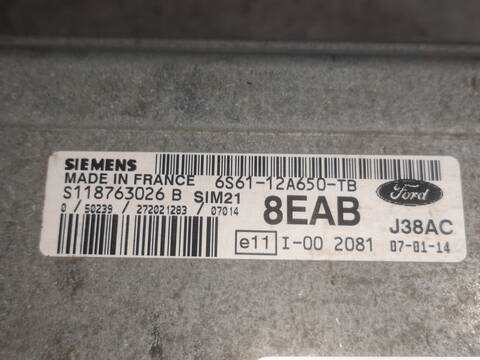 Centralita Motor ECU Ford Fiesta A9JA