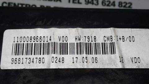 Foto 2ª: Cuadro de Instrumentos Citroen Xsara 1.6 16V HDI FAP PICASSO 109CV 80KW [9HZ] (2006)