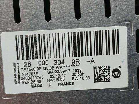 Foto 3ª: Sistema GPS Renault Megane BUSINESS BERLINA 110CV 81KW IV BERLINA 5P [K9K656] (2017)