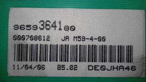 Foto 3ª: Cuadro de Instrumentos Citroen Berlingo 1.4 SX FAMILIAR 75CV 55KW [KFW] (2006)