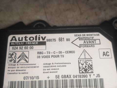 Foto 2ª: Centralita Airbag Peugeot 308 HNY (2013)