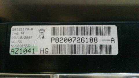 Foto 2ª: Cuadro de Instrumentos Renault Espace ARGOS 150CV 110KW [M9R A7] (2007)