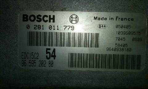 Foto 2ª: Centralita Motor ECU Citroen C8 2.2 HDI FAP CAT 4HW) 128CV 94KW [4HWDW12TED4] (2005)