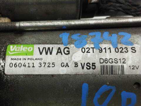Foto 3ª: Motor de Arranque Volkswagen Golf 102CV 75KW [CGG] (2011)