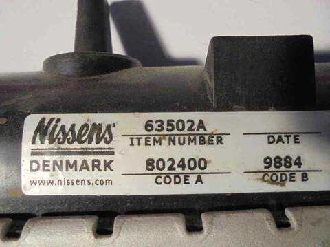 Foto 3ª: Radiador Motor Peugeot 206 1.9 DIESEL BERLINA 69CV 51KW [WJZ] (1999)