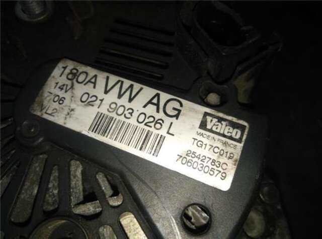 Alternador Volkswagen Passat 2.0 TDI (140CV)