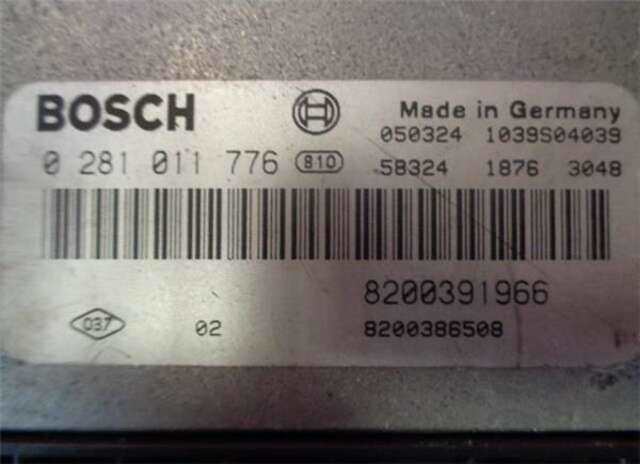 Foto 3ª: Centralita Motor ECU Renault Megane 1.9 CONFORT AUTHENTIQUE [1.9 LTR. - 88 KW DCI DIESEL] II CLASSIC BERLINA (2003-_) [F9QB800]