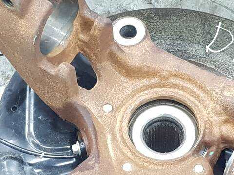 Foto 3ª: Mangueta Delantera Izquierda Ford Transit 350 L3 HD) CABINA SIMPLE TREND