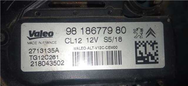 Alternador Peugeot 208 1.2 ALLURE [1.2 LTR. - 81 KW 12V E-THP - PURETECH]