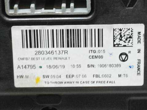 Foto 3ª: Sistema GPS Renault Clio BUSINESS 86CV 63KW [K9KU872] (2020)