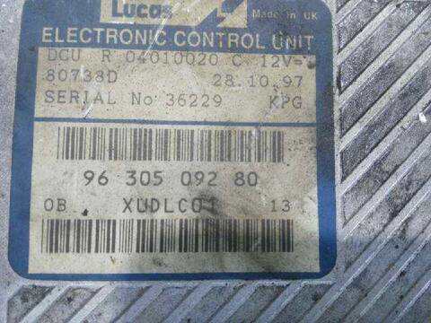 Foto 2ª: Centralita Motor ECU Citroen Xsara BERLINA (1997)