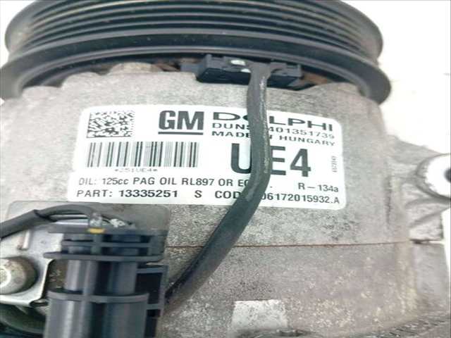 Foto 3ª: Compresor Aire Acondicionado Opel Astra SELECTIVE 125CV 92KW [A17DTR] (2012)