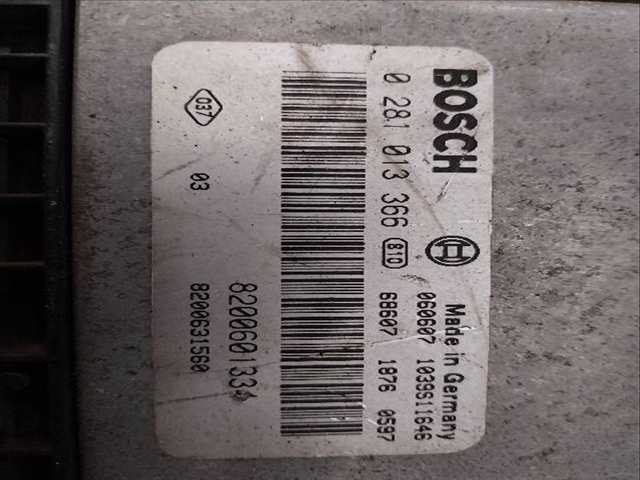 Foto 2ª: Centralita Motor ECU Renault Megane 1.9 D [D-F9Q A7] (1999)