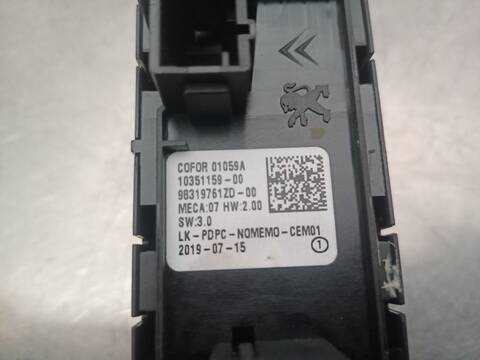 Foto 4ª: Botonera Elevalunas Citroen C5 FEEL AIRCROSS 131CV 96KW [YH01] (2019)