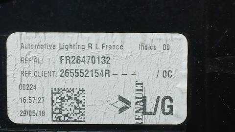 Foto 3ª: Piloto Portón Izquierdo Renault Talisman 1.5 DCI 110 110CV 81KW [K9K648] (2018)