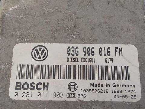 Foto 3ª: Centralita Motor ECU Volkswagen Golf 2.0 TDI 16V 140CV 103KW [BKD] (2004)