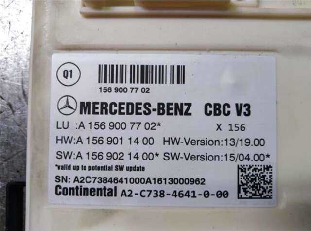 Caja Reles Fusibles Mercedes Clase C 160 1.8 CLA 200 CDI (117.301) [1.8 LTR. - 100 KW CDI CAT]