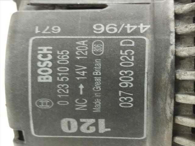 Foto 4ª: Alternador Audi A3 1.8 AMBIENTE 125CV 92KW [AGN] (1997)
