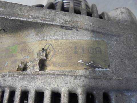 Foto 2ª: Alternador Renault Megane 1.9 D ALIZE HATCHBACK BERLINA 64CV 47KW I BERLINA HATCHBACK BA0) [F8Q] (1996)