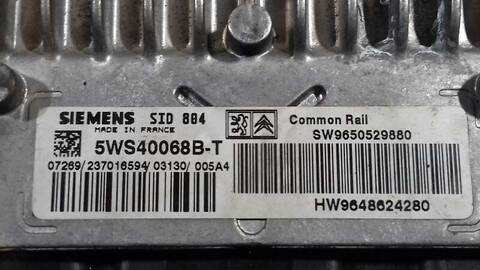 Foto 3ª: Centralita Motor ECU Citroen C3 1.4 HDI 68CV 50KW [8HX] (2004)