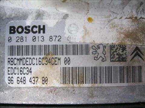 Foto 2ª: Centralita Motor ECU Peugeot 308 1.6 HDI 109CV 80KW [9HZ (DV6TED4)] (2008)