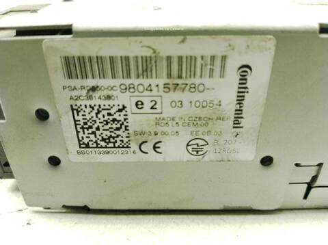 Foto 3ª: Sistema Audio Radio CD Peugeot 508 VERSION INDEFINIDA (2010)