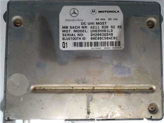 Modulo Confort BCM Mercedes Clase E 180 3.2 CDI (204 CV)