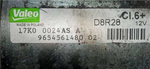 Motor de Arranque Peugeot 3008 2.0 PREMIUM [2.0 LTR. - 120 KW 16V HDI FAP]