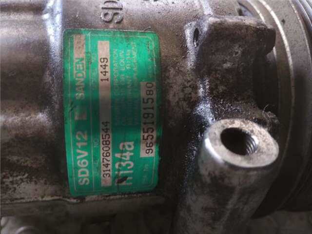 Foto 3ª: Compresor Aire Acondicionado Peugeot 206 1.4 HDI ECO 70 [8HZ (DV4TD)]