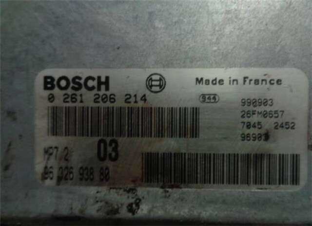 Foto 3ª: Centralita Motor ECU Citroen Xsara 1.6 I [NFZ (TU5JP)]