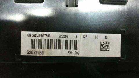 Foto 4ª: Cuadro de Instrumentos Fiat 500 VERSION INDEFINIDA (2012)