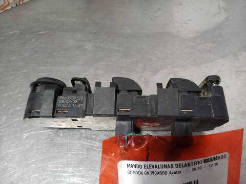 Foto 4ª: Botonera Elevalunas Citroen C4 AVATAR PICASSO 109CV 80KW [9HZ] (2008)