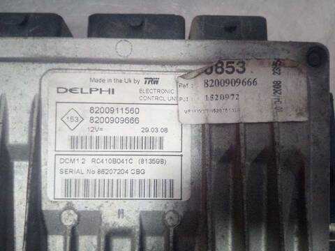 Centralita Motor ECU Renault Kangoo AUTHENTIQUE 86CV 63KW