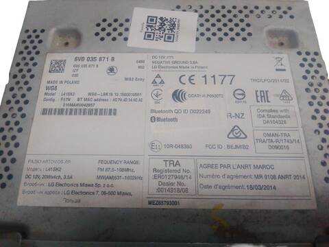 Foto 2ª: Pantalla Multifuncion Skoda Fabia 1.0 75CV (2014)