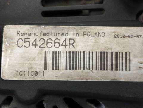 Foto 3ª: Alternador Renault Megane 1.6 RN 75CV 55KW I SCENIC JA0) [K9K D7] (2003)
