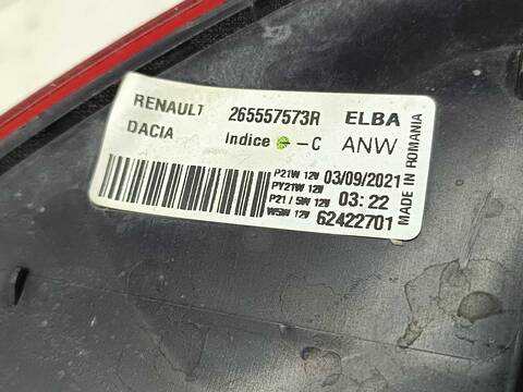 Foto 4ª: Piloto Trasero Izquierdo Dacia Sandero ESSENTIAL 91CV 67KW [H4D E4] (2021)