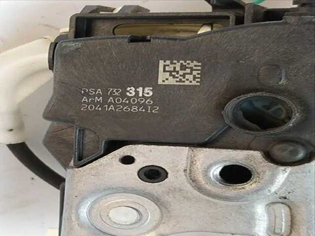 Cerradura Puerta Trasera Derecha Citroen C3 1.6 HDI