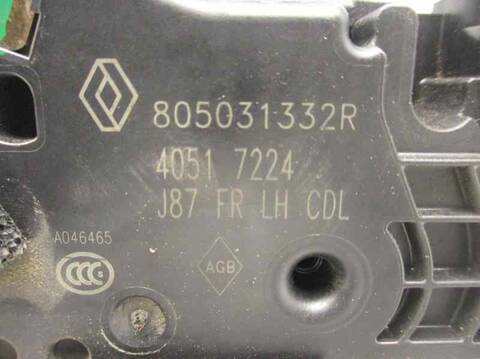 Foto 2ª: Cerradura Puerta Delantera Izquierda Renault Captur K9KD6 (2015)