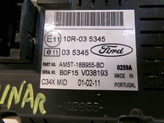 Foto 4ª: Pantalla Multifuncion Ford Focus 1.6 TDCI 2011-2014 [T3DB] (2011)